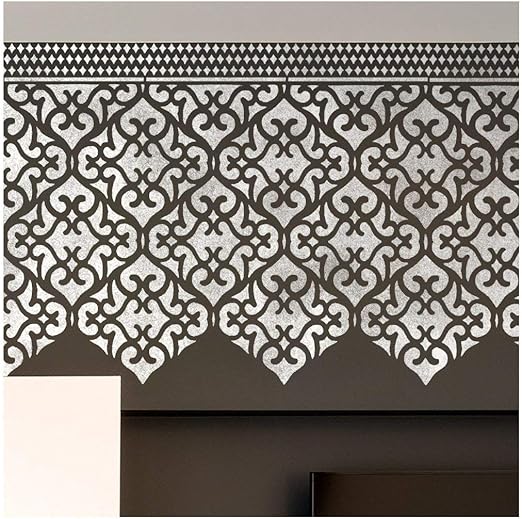 Karachi Wall Furniture Floor Stencil For Painting Wl Amazon Com