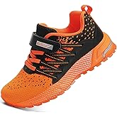 KUBUA Kids Sneakers for Boys Girls Running Tennis Shoes Lightweight Breathable Sport Athletic
