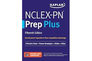 NCLEX-PN Prep Plus: 2 Practice Tests + Proven Strategies + Online + Video (Kaplan Test Prep)
