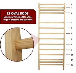 Durable Port Wood Stall Bar - Swedish Ladder with
