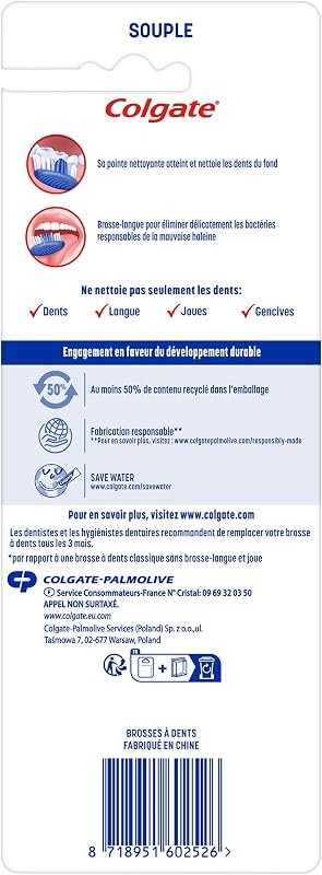 Colgate multiacción flexible x4 - El paquete de 4 unidades