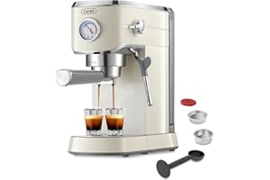 Gevi Semi-Automatic Espresso Machines Espresso Machine, Professional Espresso Machine with Milk Frother, Stainless Steel Expresso Coffee Machines for Home