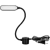 Amazing Power Sewing Machine Light LED Flexible Gooseneck Work Lamp with Magnetic Mount Base for Workbench Lathe Drill Press