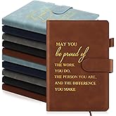 Roowest 20 Pcs Volunteer Appreciation Gifts A5 Thank You Notebooks May You Proud of The Work Journals Bulk Valentines Group Gifts for Team Teachers Coworker Employee(5 Color,Proud)