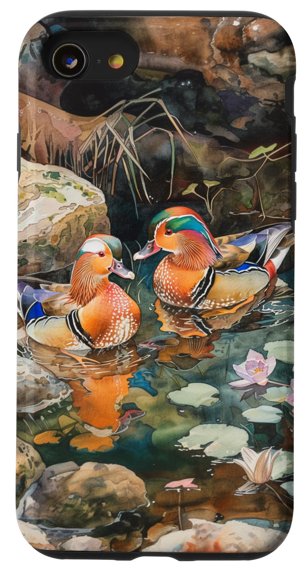 Mandarin Ducks Watercolour Case for iPhone SE (2020) / 7 / 8
