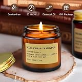 YINUO LIGHT 6 Pack Candles Gifts Set Amber Fig Rose Mint 7.7 oz Each view 4