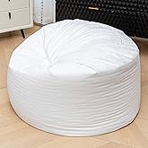 AbunHeri Bean Bag Inner Liner Bean Bag Insert Replacement for Bean Bag Chair Lazy Sofa Inner Liner with Zipper No Filler Easy Cleaning White Bean Bag Inner Liner No Filler