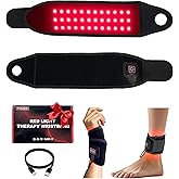 Red Light Therapy Belt for Wrist Hands, 660nm & 850nm Near-nfrared Light Therapy Wrist Belt with Heat, Flexible Arm Band for Stroke Hemiplegia Carpal Tunnel, Muscle Stiffness & Joint Pain Relief