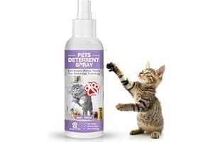 PLAZALA Cat Deterrent Spray, Nature Effective Cat Repellent Spray and Bitter Dog Repellent Spray