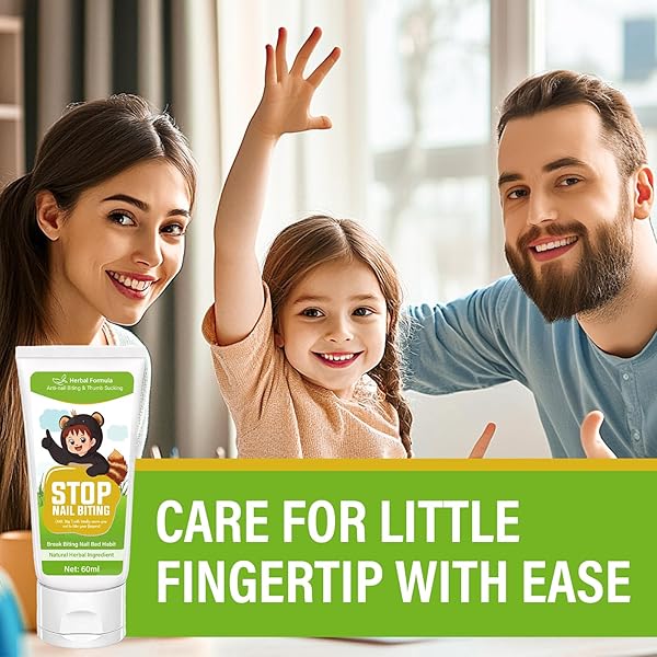 NAIL BITING TREATMENT FOR KIDS, NAIL BITING PREVENTION FOR KIDS & ADULTS, 100% NATURAL PLANTS