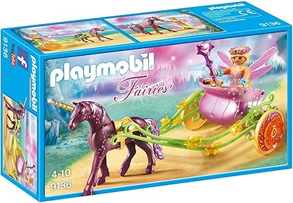 Amazon.com: PLAYMOBIL Funda de transporte con diseño de unicornio para carro de hadas y princesa: Toys \u0026 Games