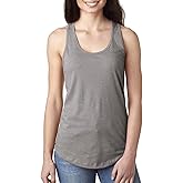 Next Level Apparel Racerback Tank (N1533) Heather Grey, M
