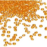 uxcell 10000Pcs Wedding Table Scatter Confetti Fake Crystals Acrylic Diamonds Rhinestones Vase Fillers Gems for Crafts, Party, Table Centerpiece Decor, Bridal Shower Party (Gold, 3mm)