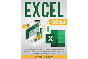 Excel 2024: A Comprehensive Guide to Learn All the Functions & Formulas with Step-by-Step Explanations, Practical Examples, p