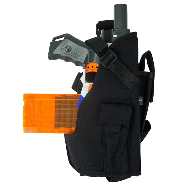 Blasterparts Multi Holster MX (rechts) - passend für Nerf Blaster wie Strongarm (schwarz)