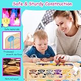 JKGIFTS Montessori Magnetic Color & Number Maze Toy for Ages 2-6 view 4