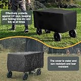 ConBlom Folding Wagon Cover 600D Waterproof UV Resistant 38"D x 22"W view 5