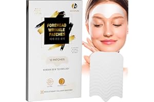ECCO PURE 12-Pack Forehead Wrinkle Patches - Anti Wrinkle Patch with Marine Collagen and Hyaluronic Acid - Forehead Treatment - Skin Technology from Korea