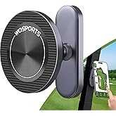 WOSPORTS Magnetic Golf Cart Phone Holder, Golf Cart Phone Mount for iPhone 16 Pro Max 15 14 13 12 Plus, Golf Cart Accessories Gifts for Men Women