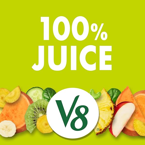 V8 DELICIOUSLY GREEN 100% FRUIT AND VEGETABLE JUICE, 46 FL OZ BOTTLE