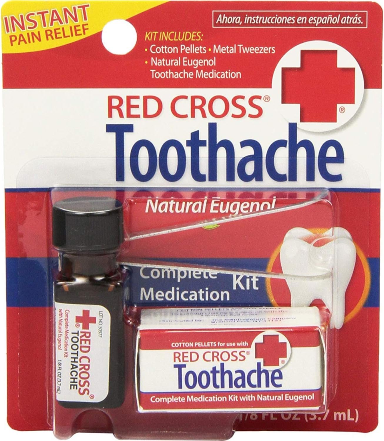 RED Cross Toothache Outfits 1/8 OZ: Health & Personal Care