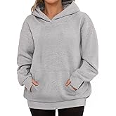 MANGOPOP Womens Hoodies Oversized Sweatshirts Long Sleeve Sweaters Pullover Winter Outfits for Women with Pocket