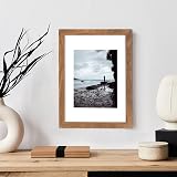 Scholar Tree Brown Wooden A4 Picture Frame Set of 3 with Mount view 2