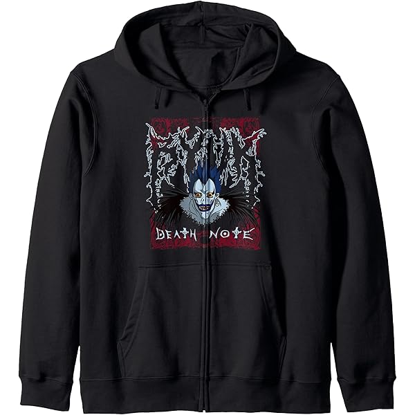 RyuwKu！ Amazon.com: Death Note Ryuk Silhouette with Logo Anime Zip