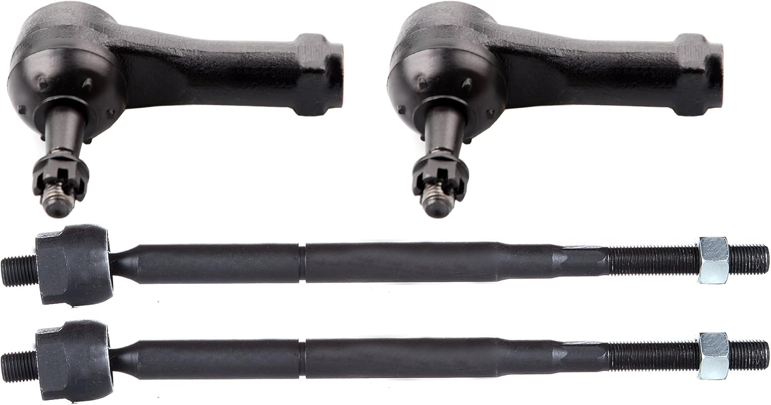 ECCPP Front Inner and Outer Tie Rod Ends Complete Parts Kit