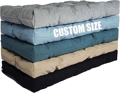 Pcevathiy Custom Bench Cushions Indoor Outdoor Tufted Non-Slip Bottom
