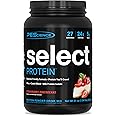 PEScience Select Low Carb Protein Powder, Strawberry Cheesecake, 27 Serving, Whey and Casein Blend, Keto Friendly, Gluten Free, Best Tasting, Clean Isolate for Women and Men