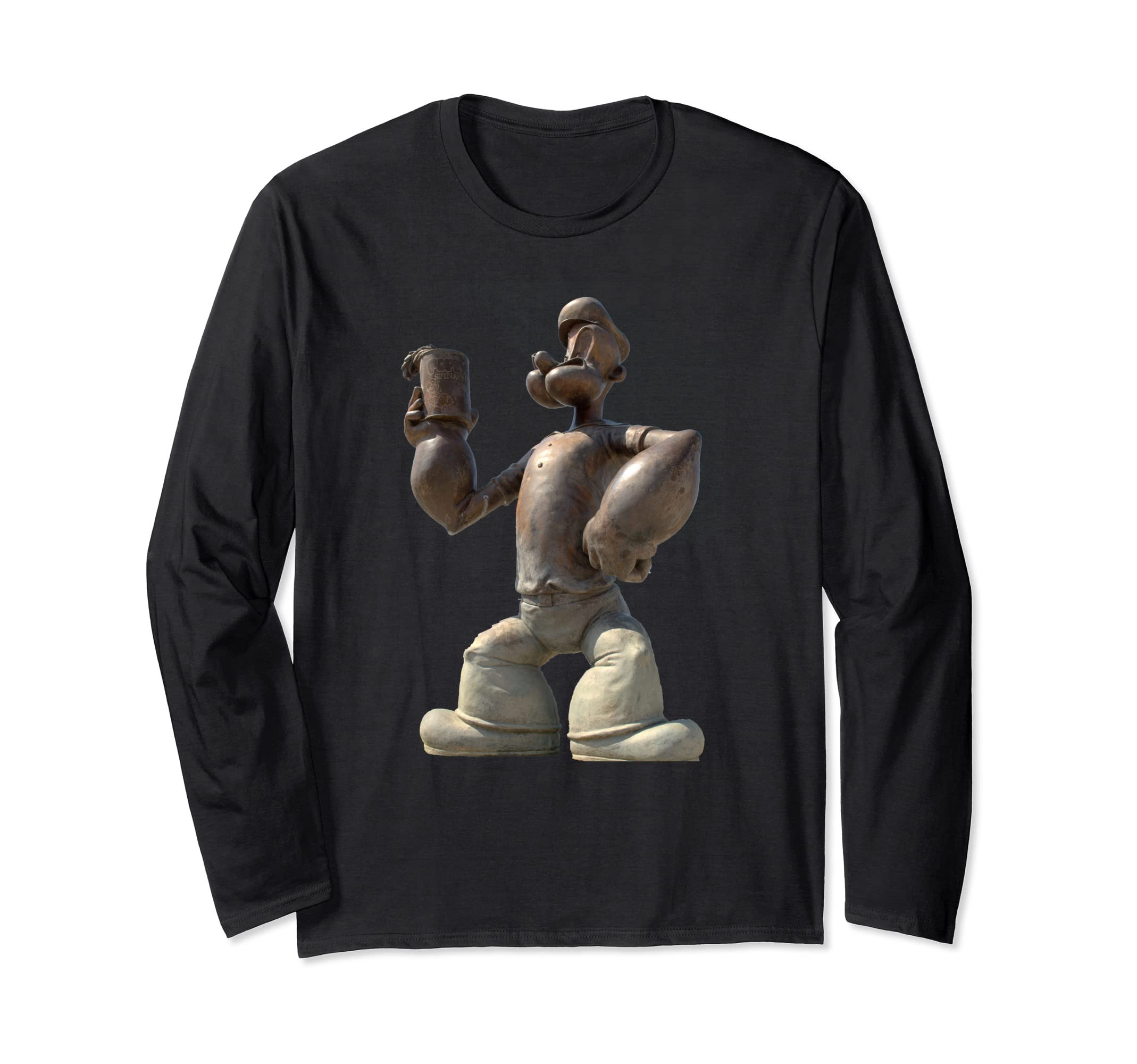 Sailor Man Spinach Statue Long Sleeve T-Shirt