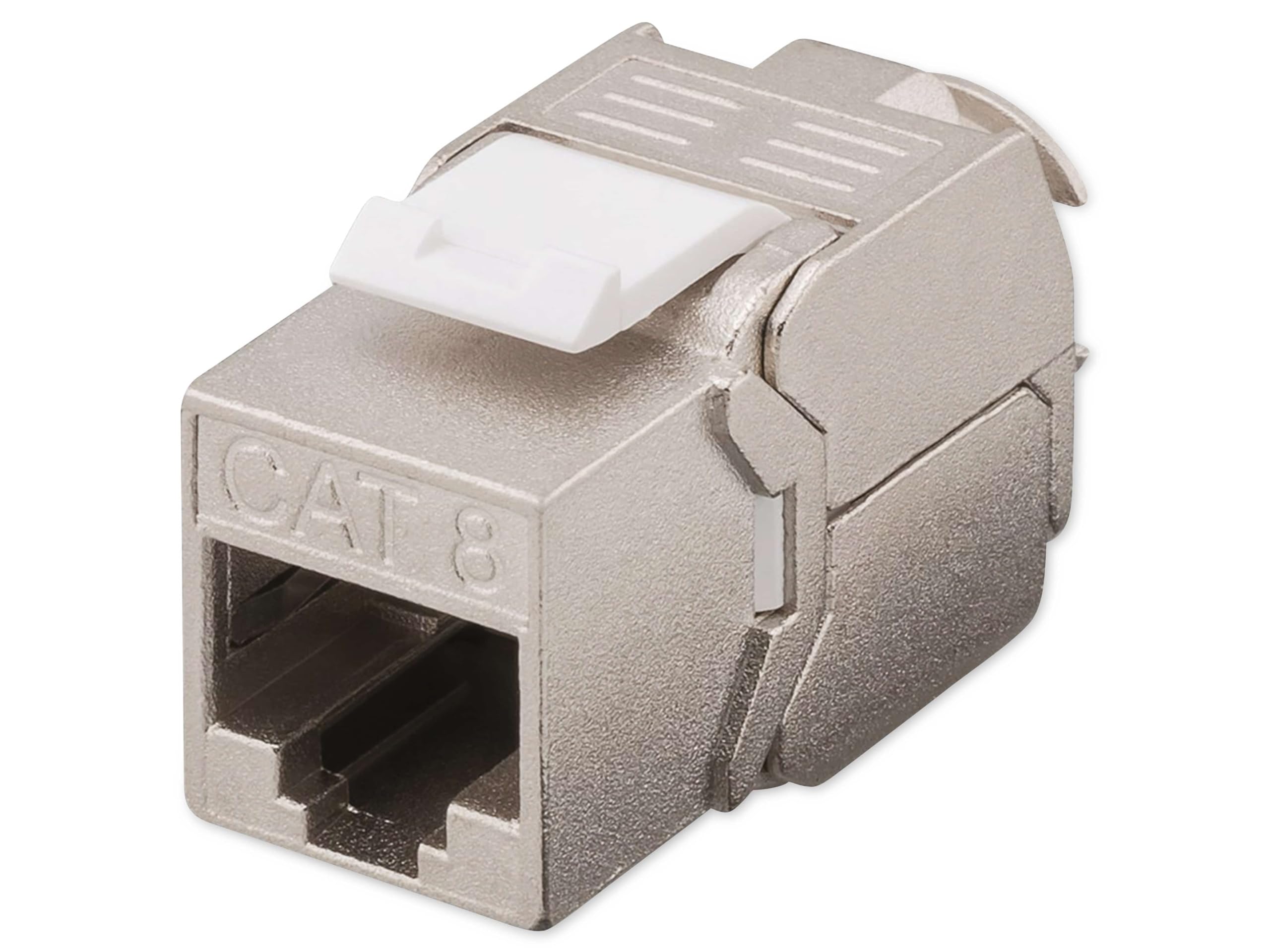 Goobay 61129 Keystone Module CAT 8.1 STP / RJ45 Female up to 2 GHz / 25-40GBase-T/Network Cable Connector