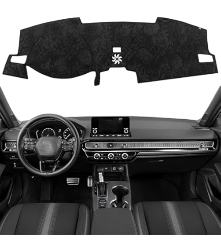 KEYOOG Dashboard Cover Dash Mat Fit For Ho-nda Civic Togo