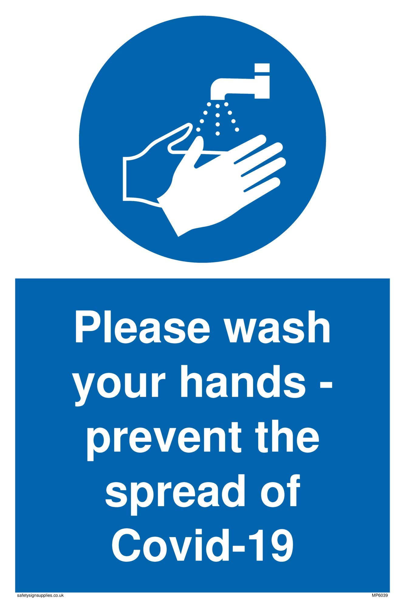 Viking Signs Please wash your hands - prevent the spread of Covid-19
