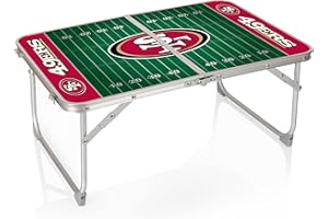 Picnic TIME NFL Concert Mini Portable Table, Small Folding Table, Mini Picnic Table