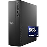 Dell Slim Desktop ECS1250 - Intel Core Ultra 5-225 Processor, UHD Graphics, 16GB Memory, 512GB M.2 SSD, 3.0 SD Card Reader, Wired Keyboard and Mouse, Windows 11 Home, Onsite+Migrate Service
