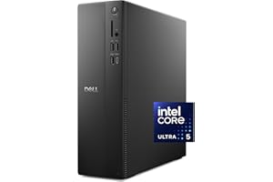 Dell Slim Desktop ECS1250 - Intel Core Ultra 5-225 Processor, Intel UHD Graphics, 16GB DDR5 5600MT/s Memory, 512GB M.2 SSD, 3.0 SD Card Reader, Wired Keyboard and Mouse, Basic Onsite Service