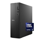 Dell Slim Desktop ECS1250 - Intel Core Ultra 5-225 Processor, UHD Graphics, 16GB Memory, 512GB M.2 SSD, 3.0 SD Card Reader, Wired Keyboard and Mouse, Windows 11 Home, Onsite+Migrate Service