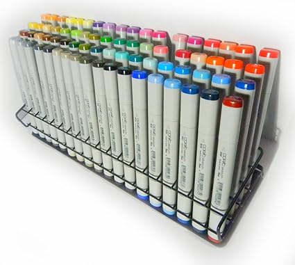Copic Marker 72 Piece Sketch Set A With Wire Stand By Copic