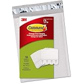 Command Small (5 lb) Picture Hanging Strips, 18 Pairs (36 Strips) | White Picture Hanging Strips, Damage-Free Wall Hangers for Frames, No Tools Required, Ideal for Decorating Apartments, Dorms