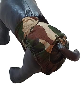 Kitty & The Woof Gang Handmade Washable & Reusable Dog Sanitary Pants for Female Dogs Also for Male Dogs with Health Issues | Size M