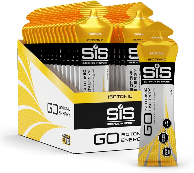 Science in Sport GO Isotonic Gels Tropical 60ml Pouch 30 Pack
