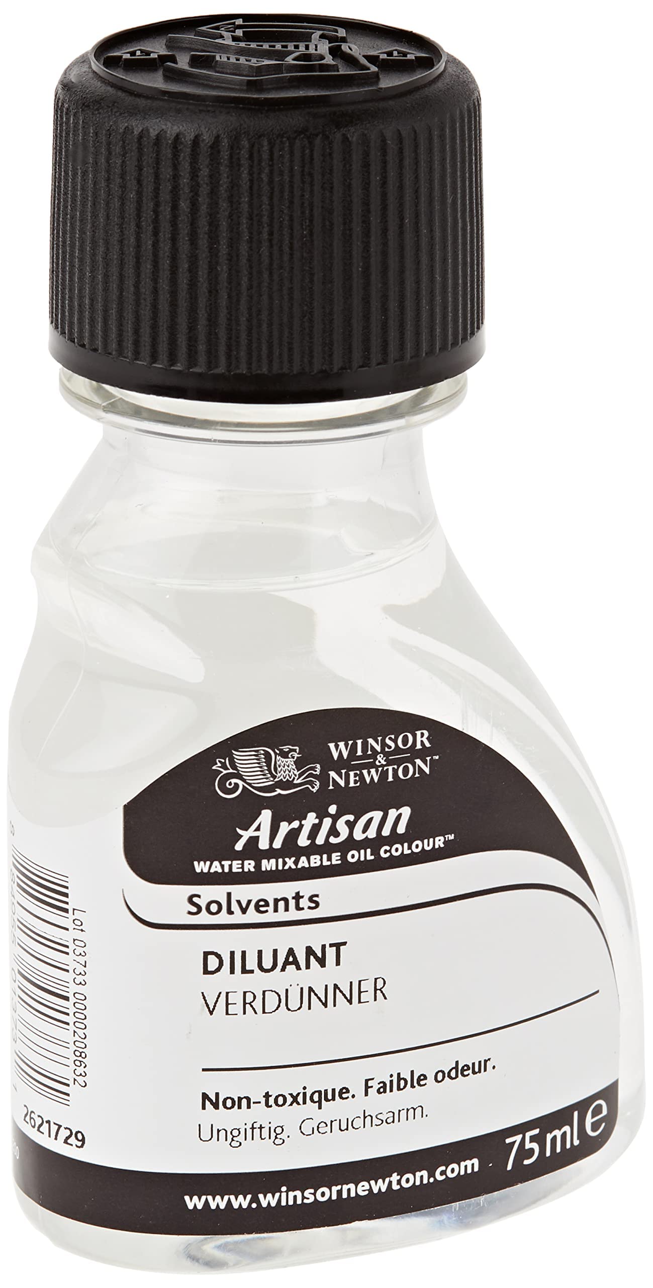 Winsor & Newton 2621729 Artisan Water Mixable Oil Paint Thinner 75ml Bottle