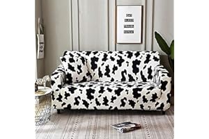 HOOBUY Printed Sofa Cover Stretch Couch Covers Patterned Loveseat Slipcovers for 2 Seater Cushion Couch Love Seat Set (BD, 2 Seater/Loveseat)