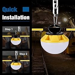 G GJIA 50FT Construction String Lights, IP65