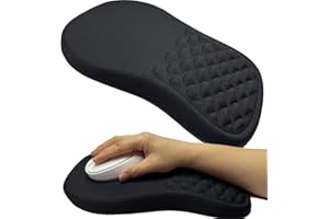Halloween Ergonomic Mouse Pad with Wrist Support, Viscoelastic Foam Massage Pad, Non-Slip Rubber PU Base, Wear-Resistant Edge