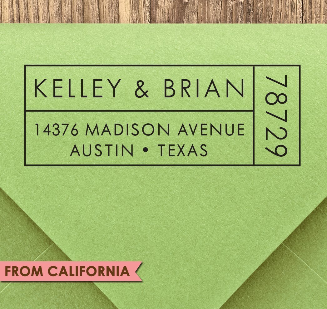 CUSTOM ADDRESS STAMP 260 with proof from USA, SelfInking