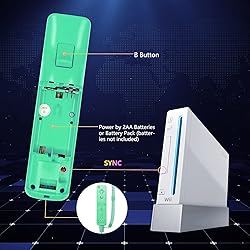 Yosikr Wii Controller 2 Pack, Wii Remote Controller