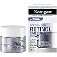Neutrogena Anti Aging Retinol Face Cream with Hyaluronic Acid, Rapid Wrinkle Repair Regenerating Moisturizer, Fragrance Free,
